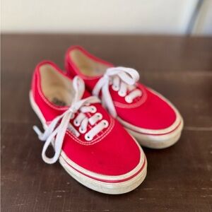 Vans Red Kids Sneakers